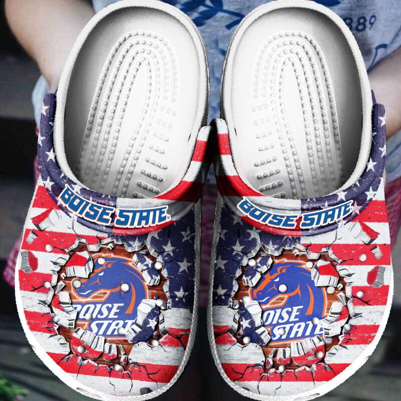 Boise State Broncos Crocs Clog Shoes 7 Boise State Broncos Crocs Clog Shoes