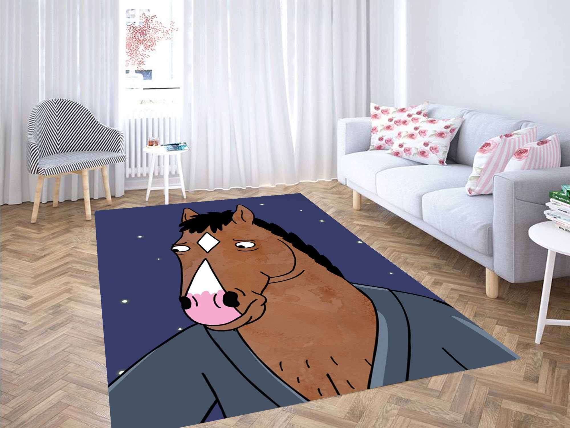 Bojack Horseman Sad Carpet Rug 1 Bojack Horseman Sad Carpet Rug