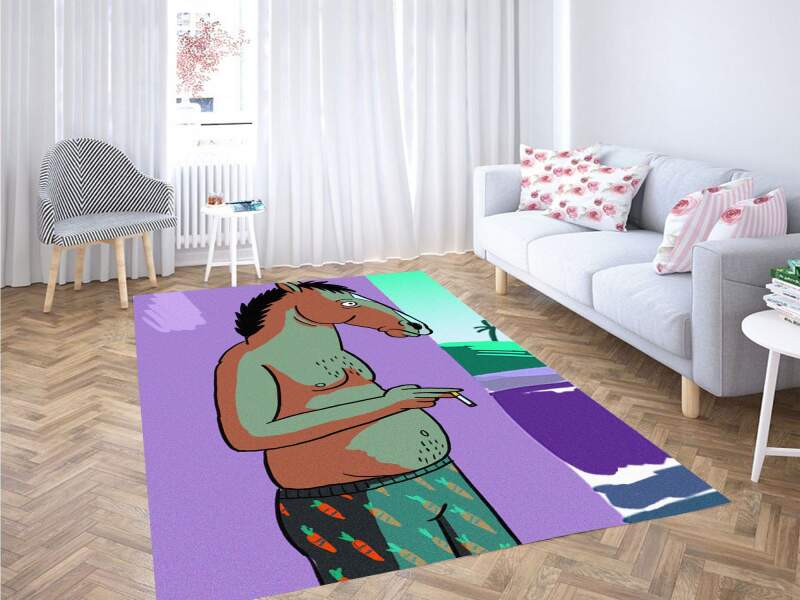Bojack Horseman Smoking Carpet Rug 2 Bojack Horseman Smoking Carpet Rug