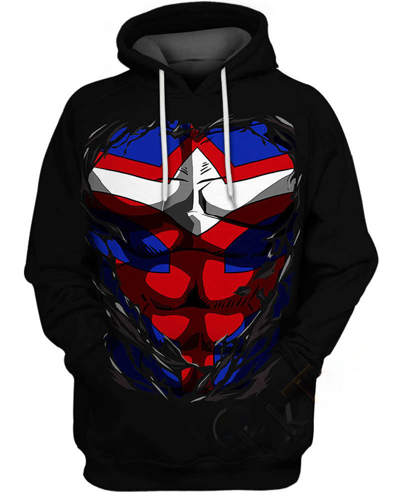 Boku Plus Ultra Hoodie 3D 3 Boku Plus Ultra Hoodie 3D