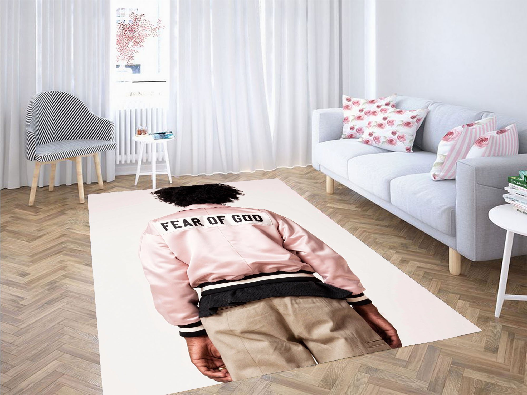 Bold Fear Of God Jacket Carpet Rug