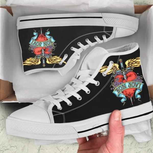 Bon Jovi High Top Shoes