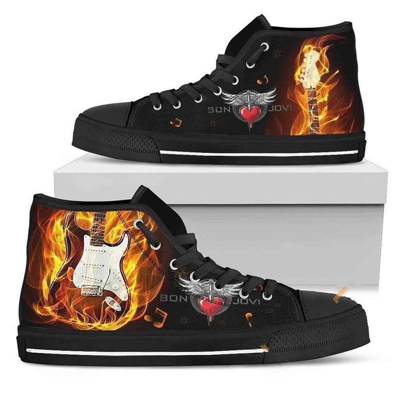 Bon Jovi High Top Shoes