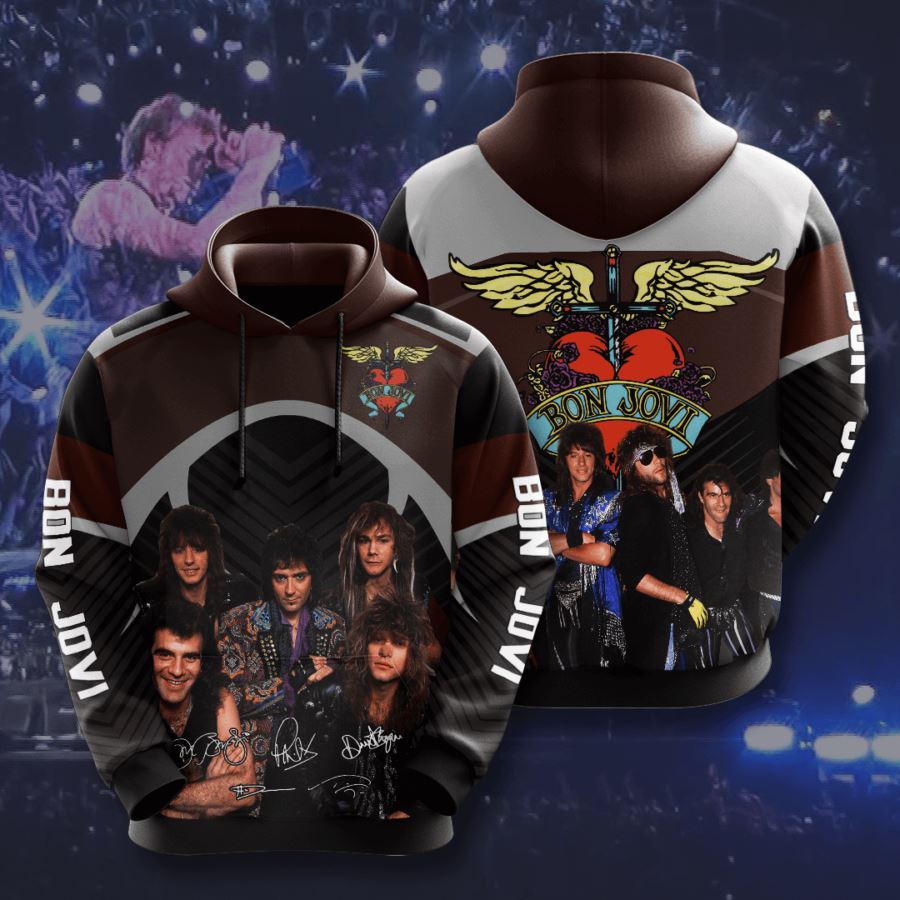 Bon Jovi Custom Hoodie 3D