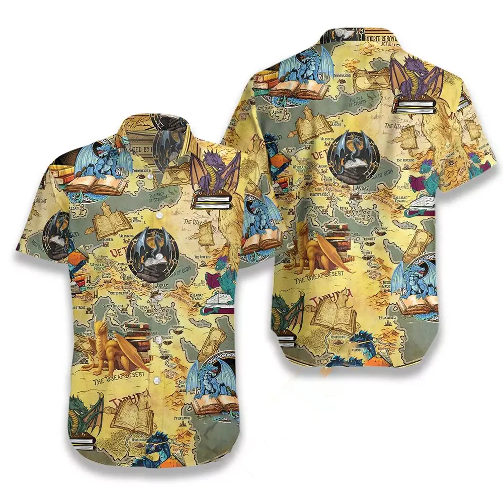 Books Dragon Hawaiian shirts