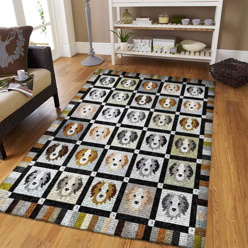 Border Collie Limited Edition Rug 3 Border Collie Limited Edition Rug
