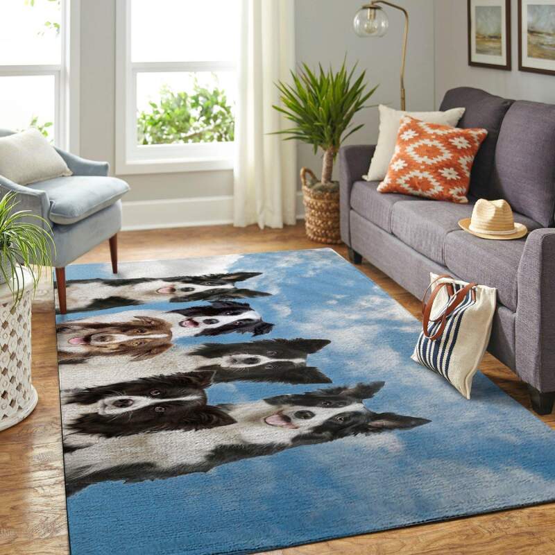 Border Collie Limited Edition Rug 4 Border Collie Limited Edition Rug