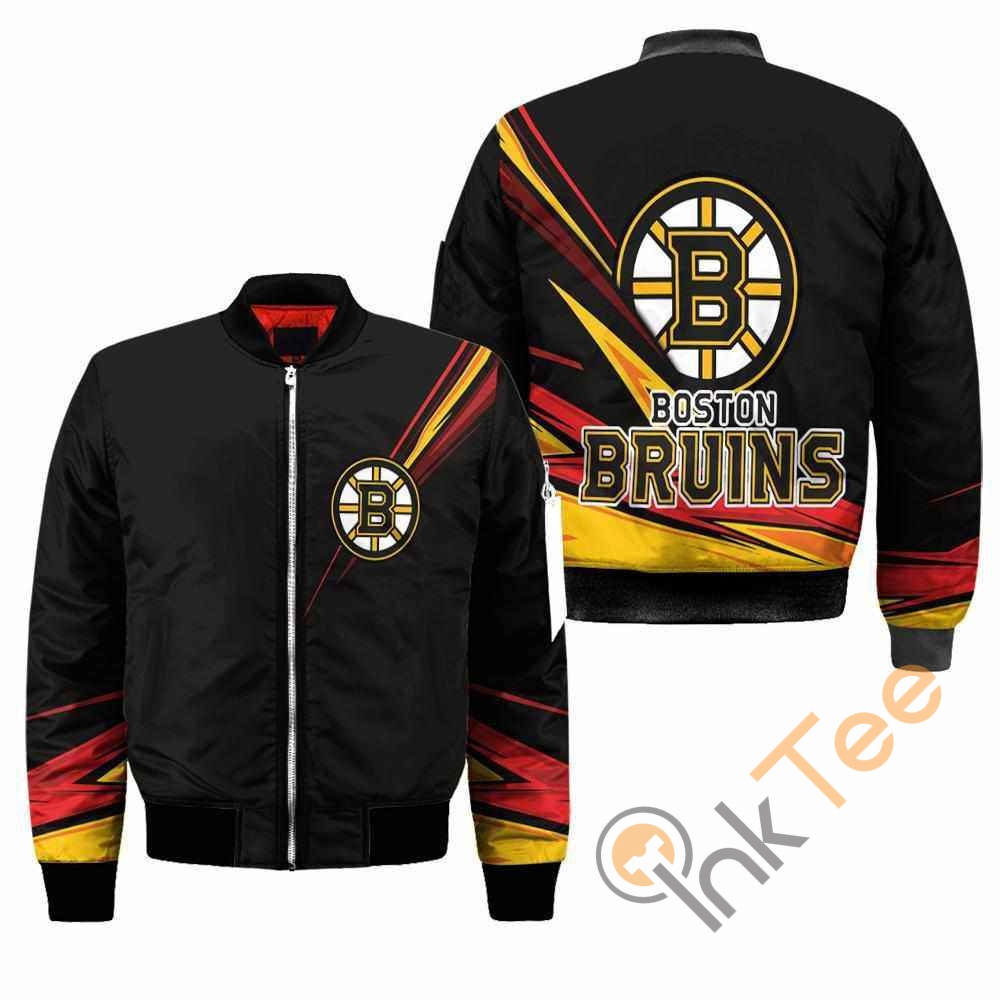 Boston Bruins NHL Black Apparel Best Christmas Gift For Fans Bomber Jacket