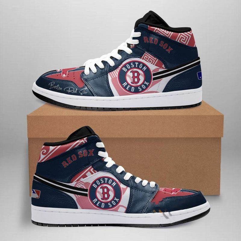 Boston Red Sox Custom Air Jordan Shoes 14 Boston Red Sox Custom Air Jordan Shoes