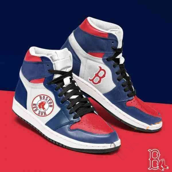 Boston Red Sox Mlb Baseball Custom Air Jordan Shoes
