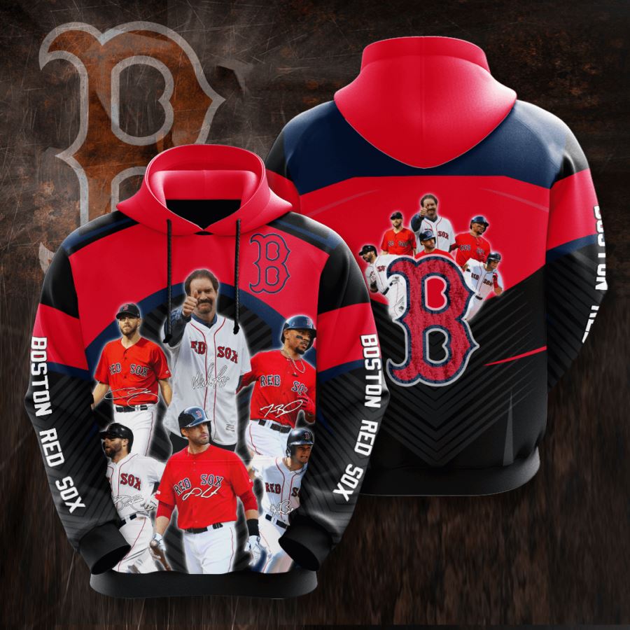 Boston Red Sox Custom Hoodie 3D 4 Boston Red Sox Custom Hoodie 3D