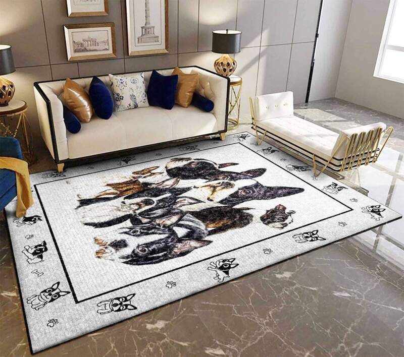 Boston Terrier Limited Edition Rug 3 Boston Terrier Limited Edition Rug