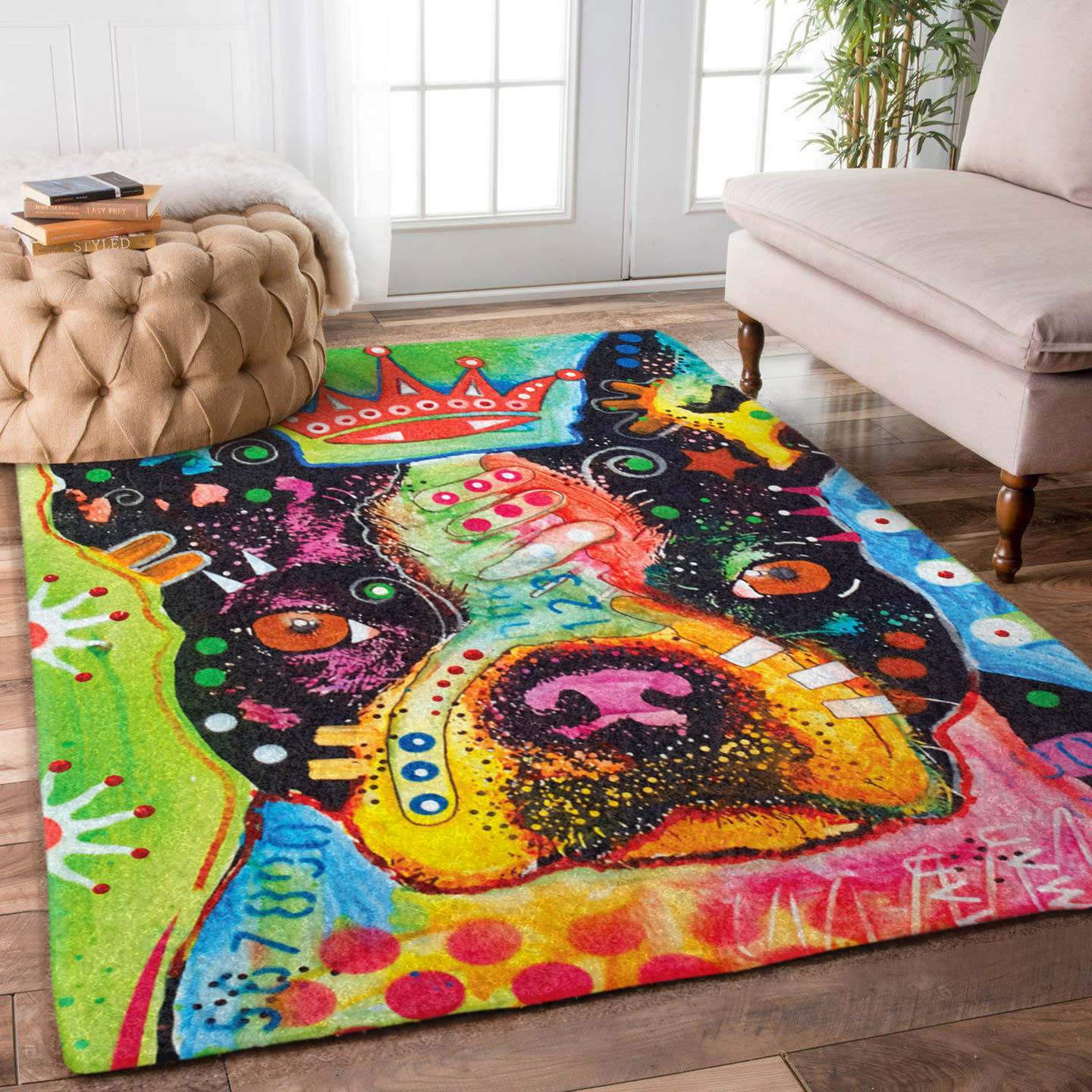Boston Terrier Limited Edition Rug 5 Boston Terrier Limited Edition Rug