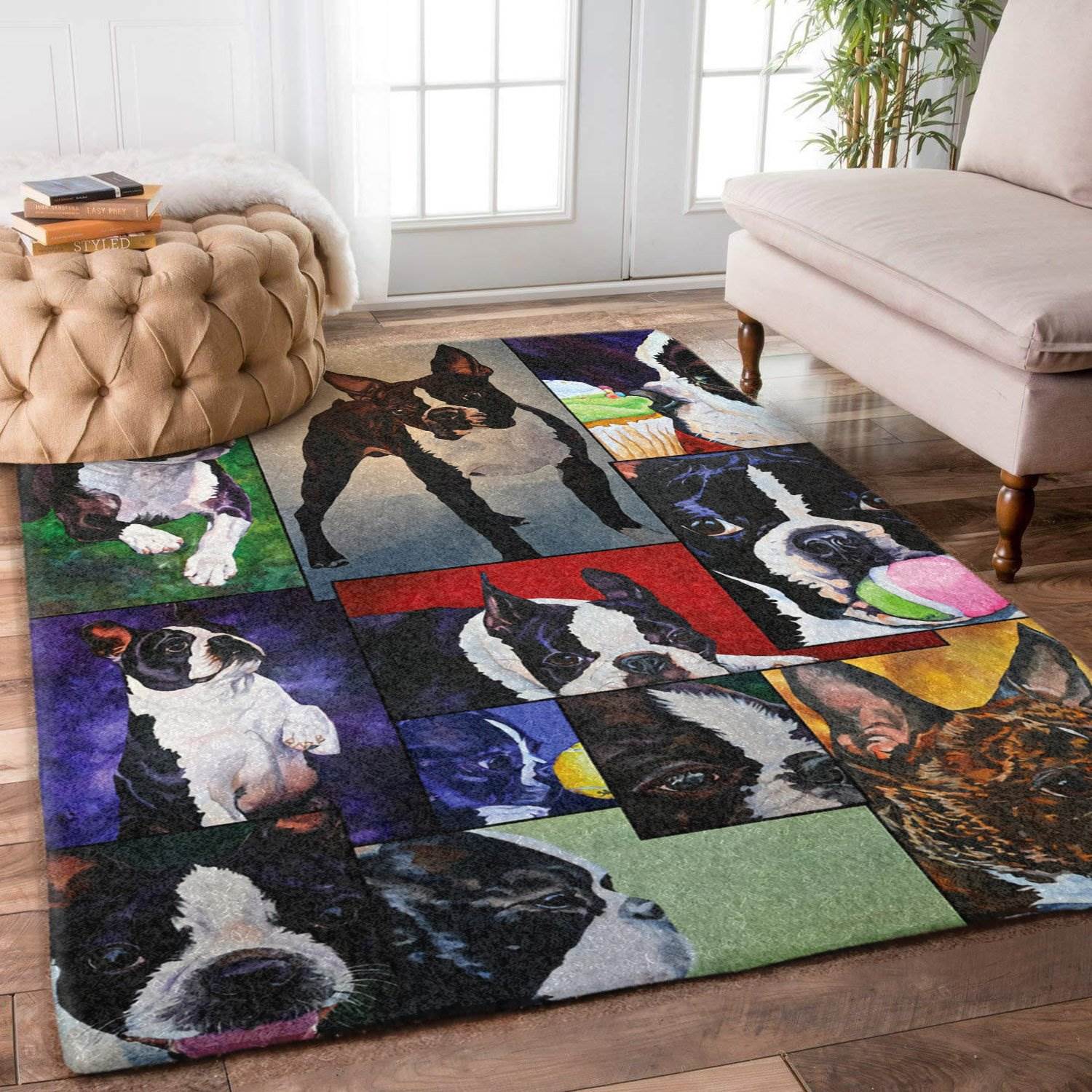 Boston Terrier Limited Edition Rug 7 Boston Terrier Limited Edition Rug