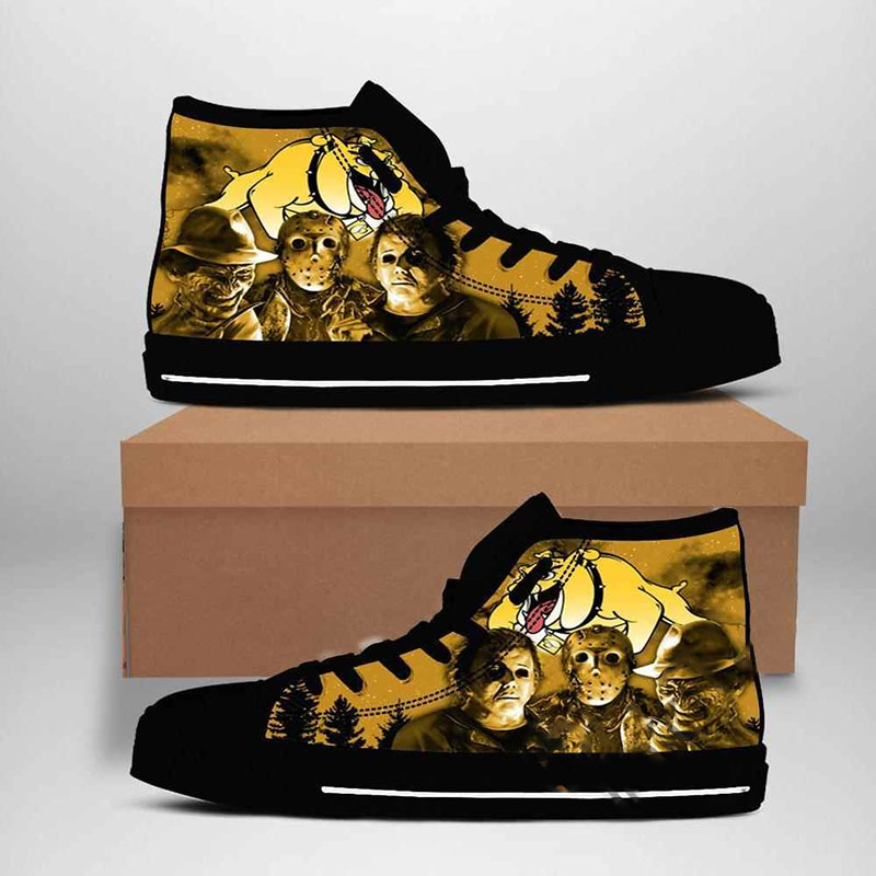 Bowie State Bulldogs Ncaa High Top Shoes