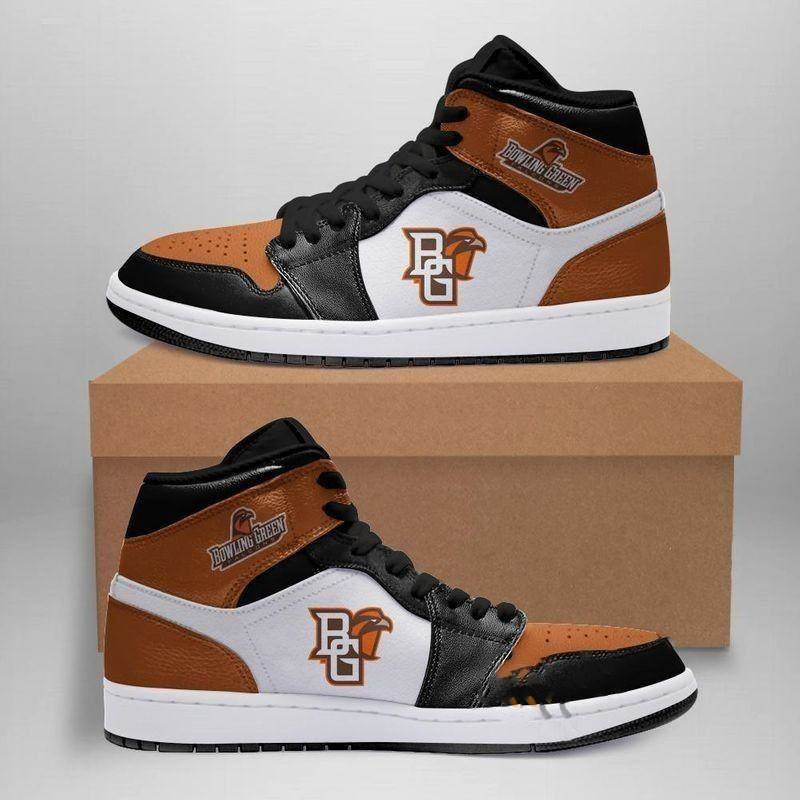 Bowling Green State University Ncaa Custom Air Jordan Shoes