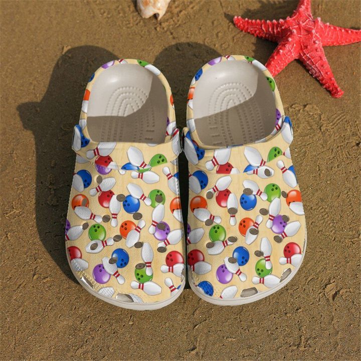 Bowling Lovers Crocs Clog Shoes 13 Bowling Lovers Crocs Clog Shoes