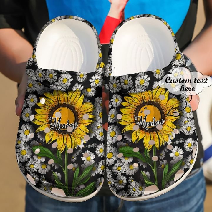 Bowling Personalized Sunflower Crocs Clog Shoes 11 Bowling Personalized Sunflower Crocs Clog Shoes