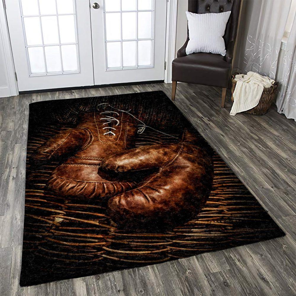 Leather Boxing Gloves All-Over Limited Edition Rug