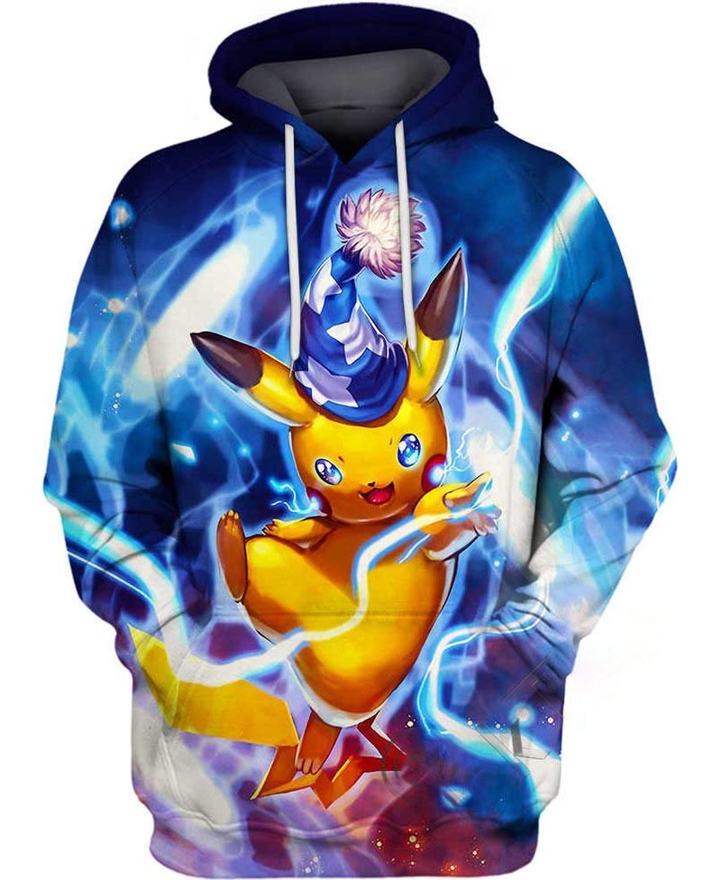 Brawl Pikachu Hoodie 3D 12 Brawl Pikachu Hoodie 3D