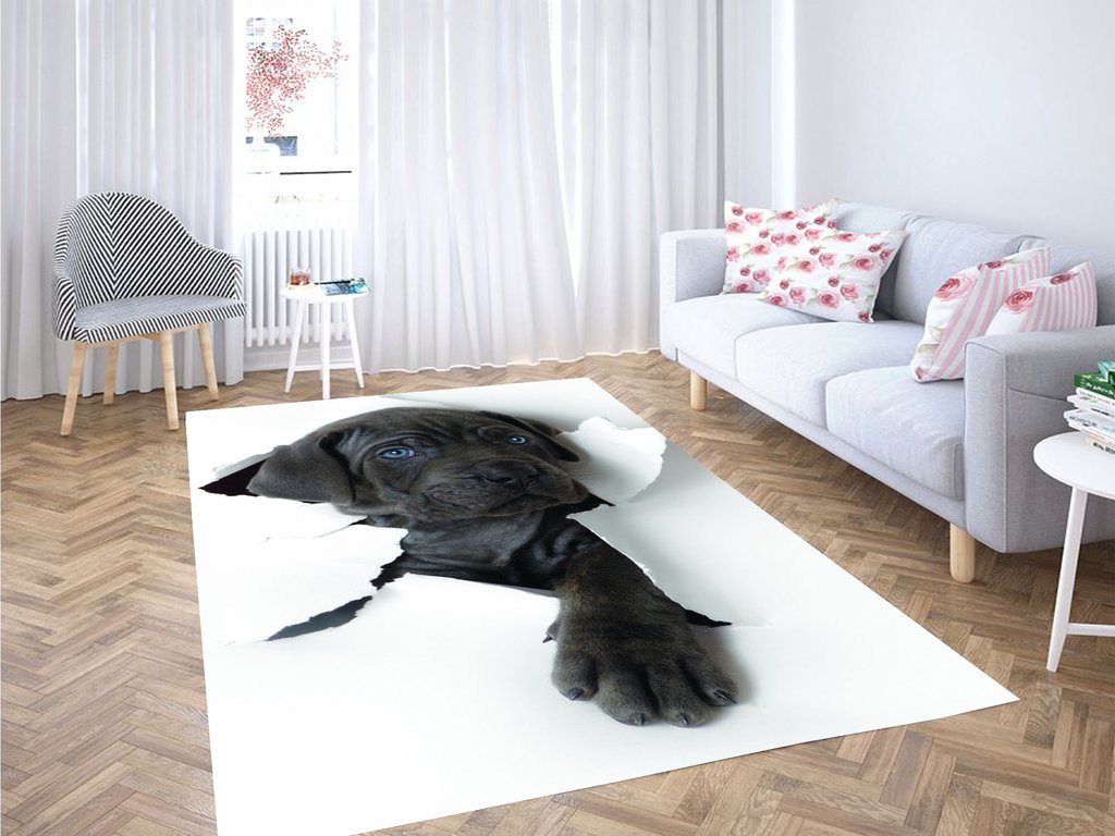Break Wall With Dog Living Room Modern Carpet Rug 4 Break Wall With Dog Living Room Modern Carpet Rug