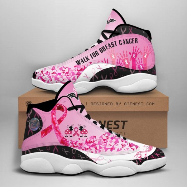 Breast Cancer Awareness Custom Air Jordan Shoes