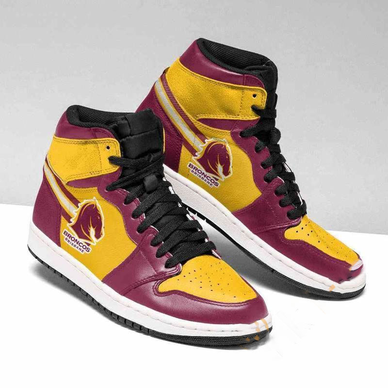 Brisbane Broncos Nrl Custom Air Jordan Shoes