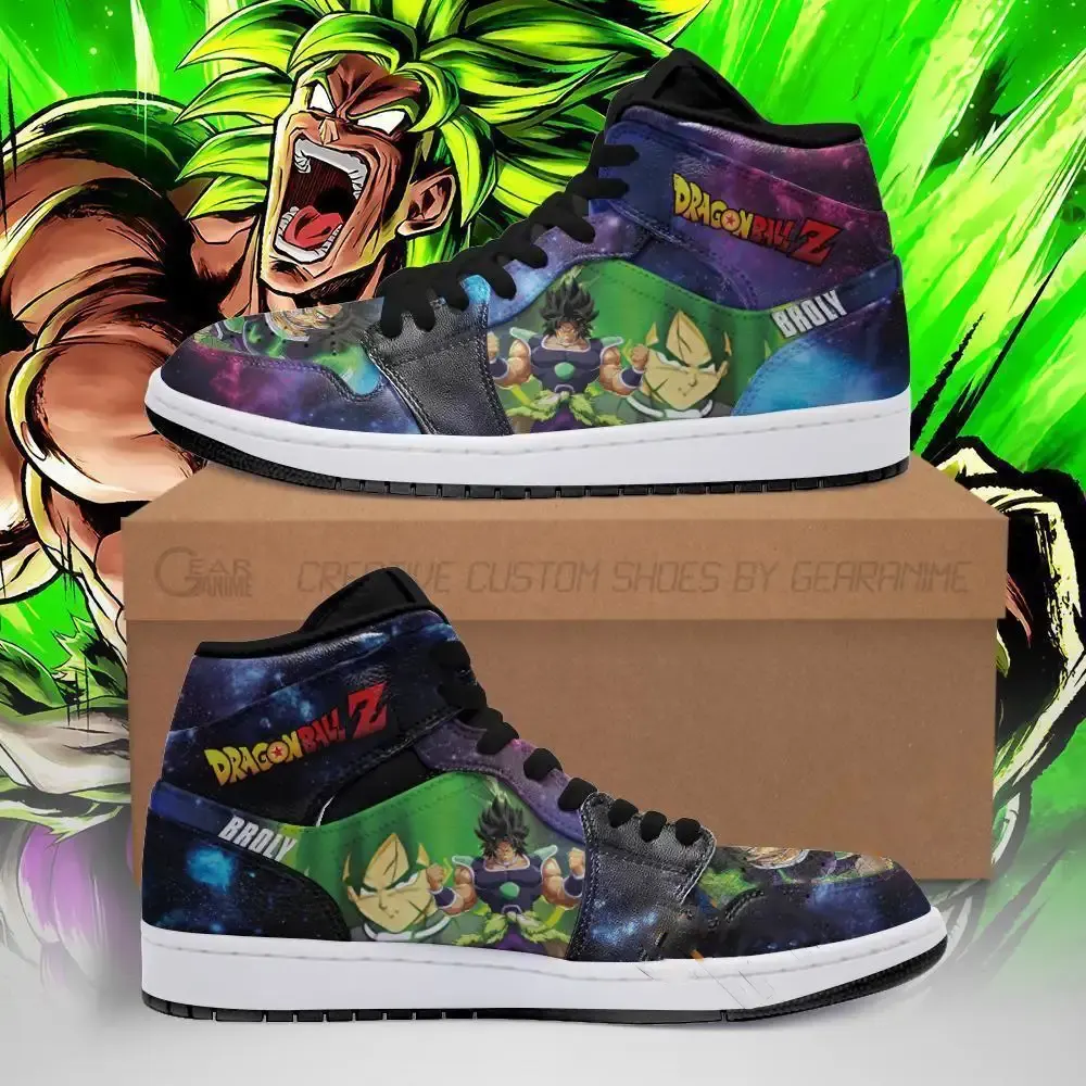 Broly Galaxy Dragon Ball Z Anime Amazon Air Jordan Shoes