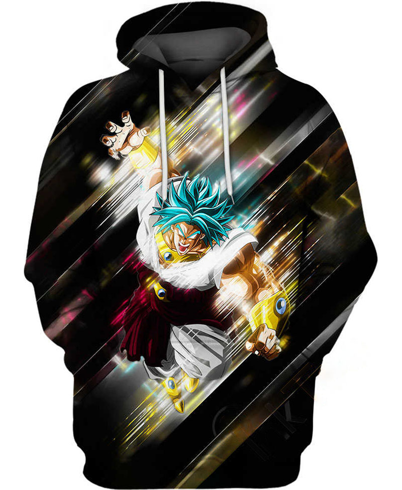 Broly Super Saiyan Supreme Hoodie 3D