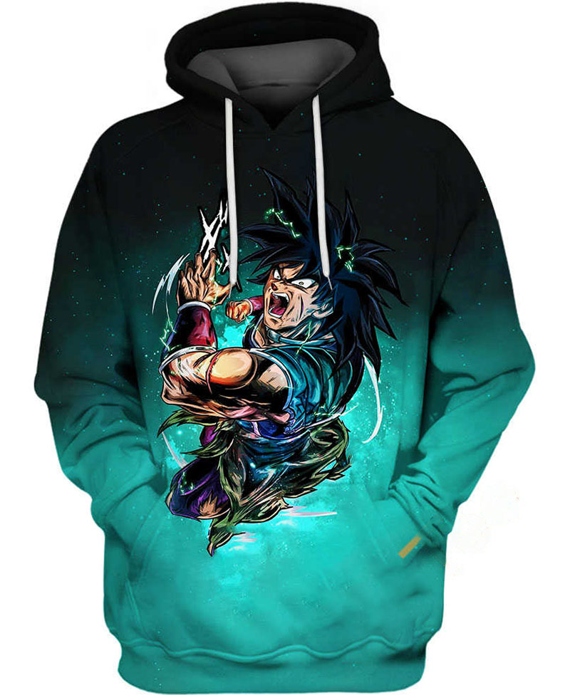 Broly Triple Threat Hoodie 3D