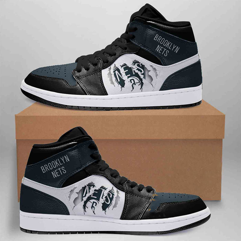 Brooklyn Nets Nba Custom Air Jordan Shoes