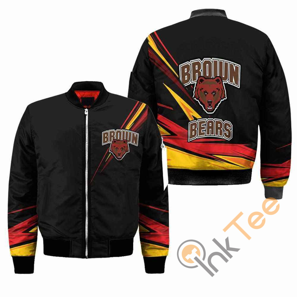 Brown Bears NCAA Black Apparel Best Christmas Gift For Fans Bomber Jacket