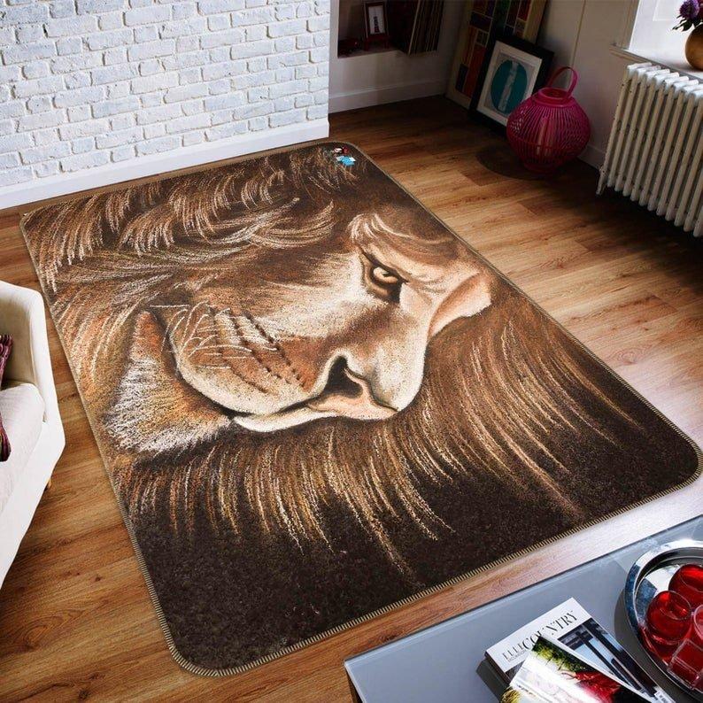 Brown Lion Limited Edition Rug 1 Brown Lion Limited Edition Rug