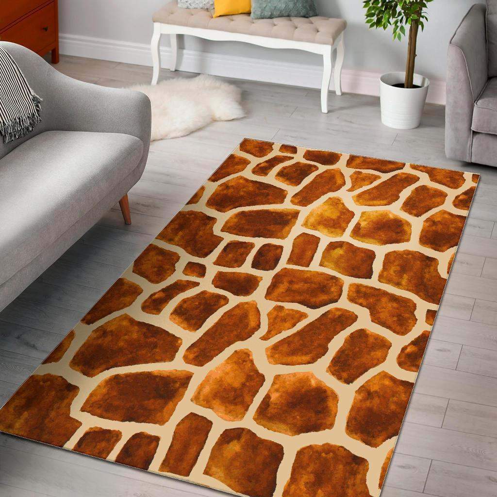Watercolor Giraffe Spot Pattern Limited Edition Rug
