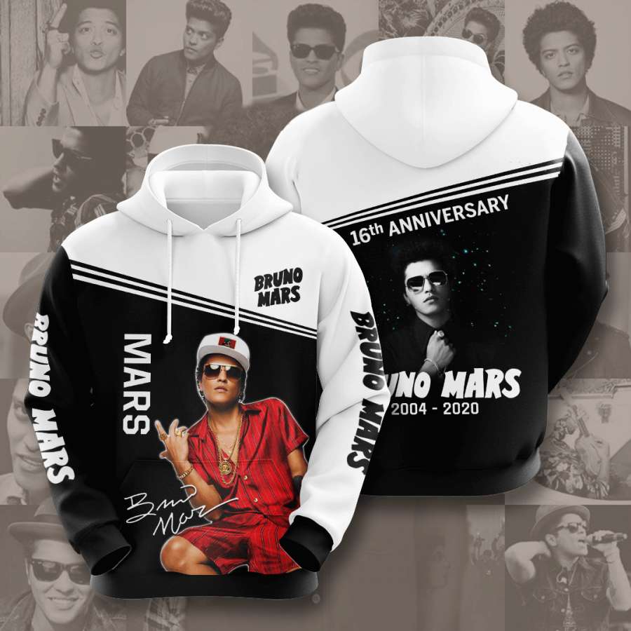 Bruno Mars Custom Hoodie 3D 5 Bruno Mars Custom Hoodie 3D
