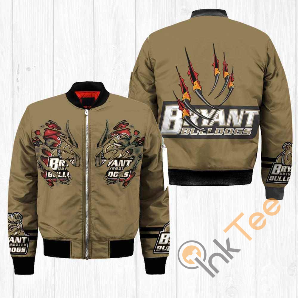 Bryant Bulldogs NCAA Claws Apparel Best Christmas Gift For Fans Bomber Jacket