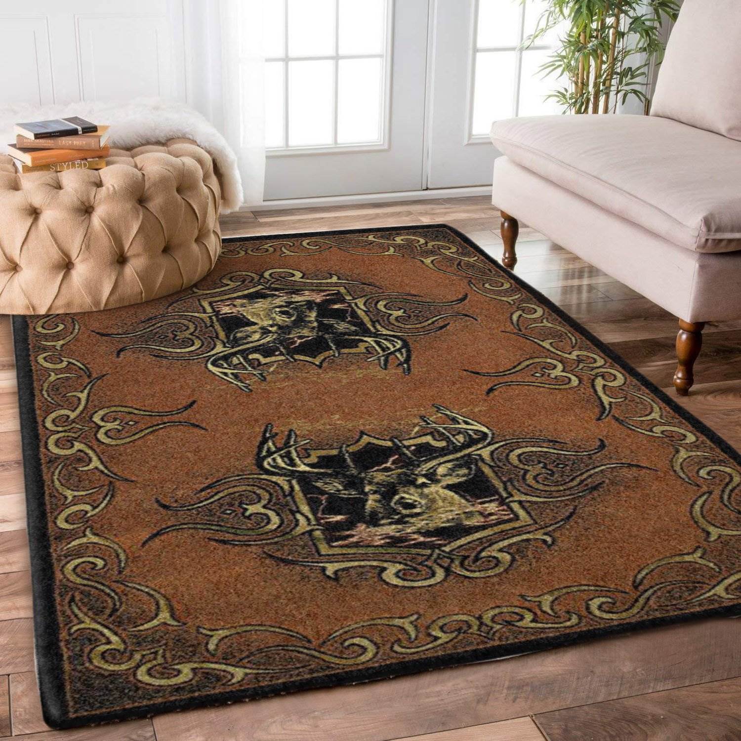Buckwild Deer Rustic Limited Edition Rug