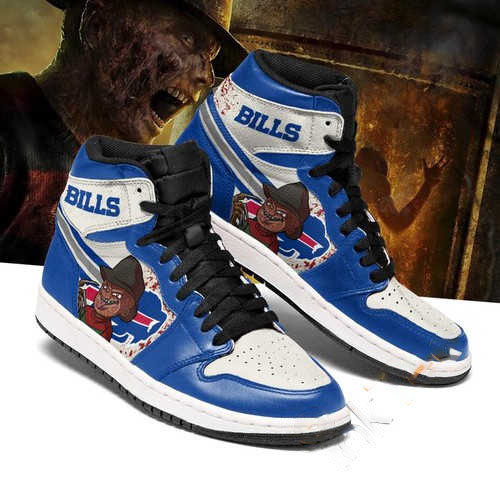 Buffalo Bills Horror Custom Air Jordan Shoes
