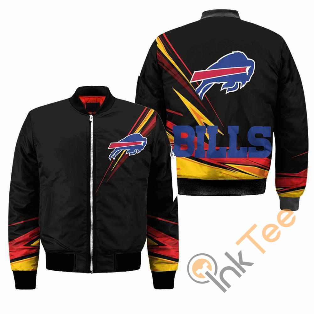 Buffalo Bills NFL Black Apparel Best Christmas Gift For Fans Bomber Jacket