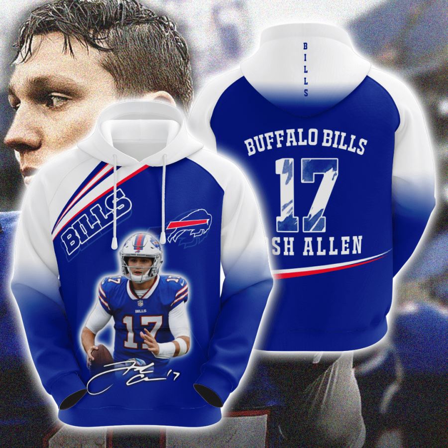 Buffalo Bills Custom Hoodie 3D 3 Buffalo Bills Custom Hoodie 3D