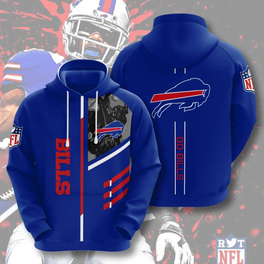 Buffalo Bills Custom Hoodie 3D 1 Buffalo Bills Custom Hoodie 3D