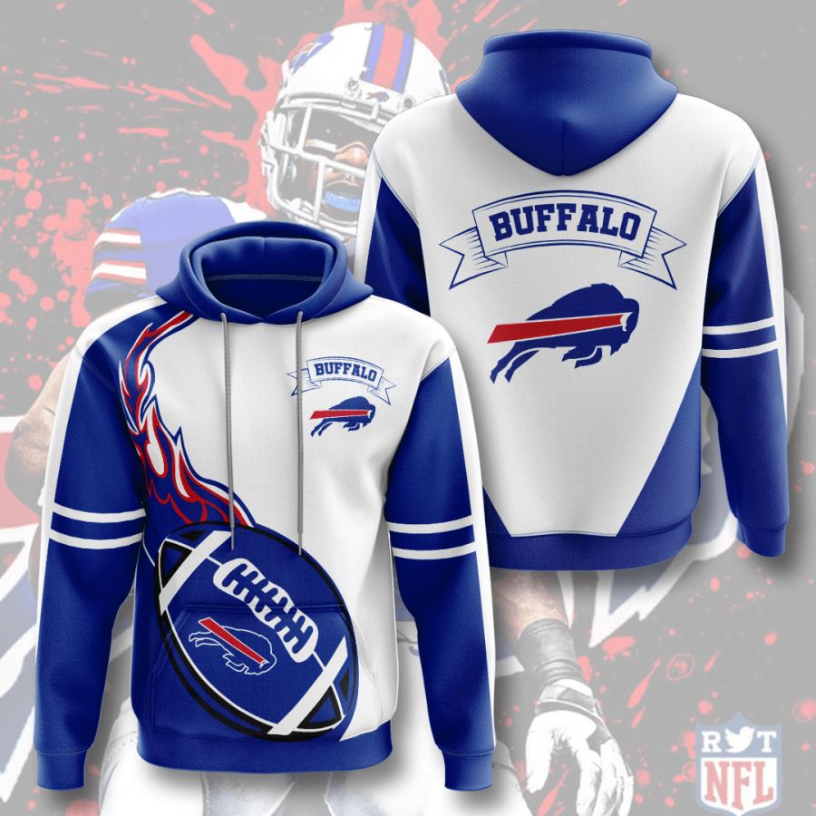 Buffalo Bills Custom Hoodie 3D 9 Buffalo Bills Custom Hoodie 3D