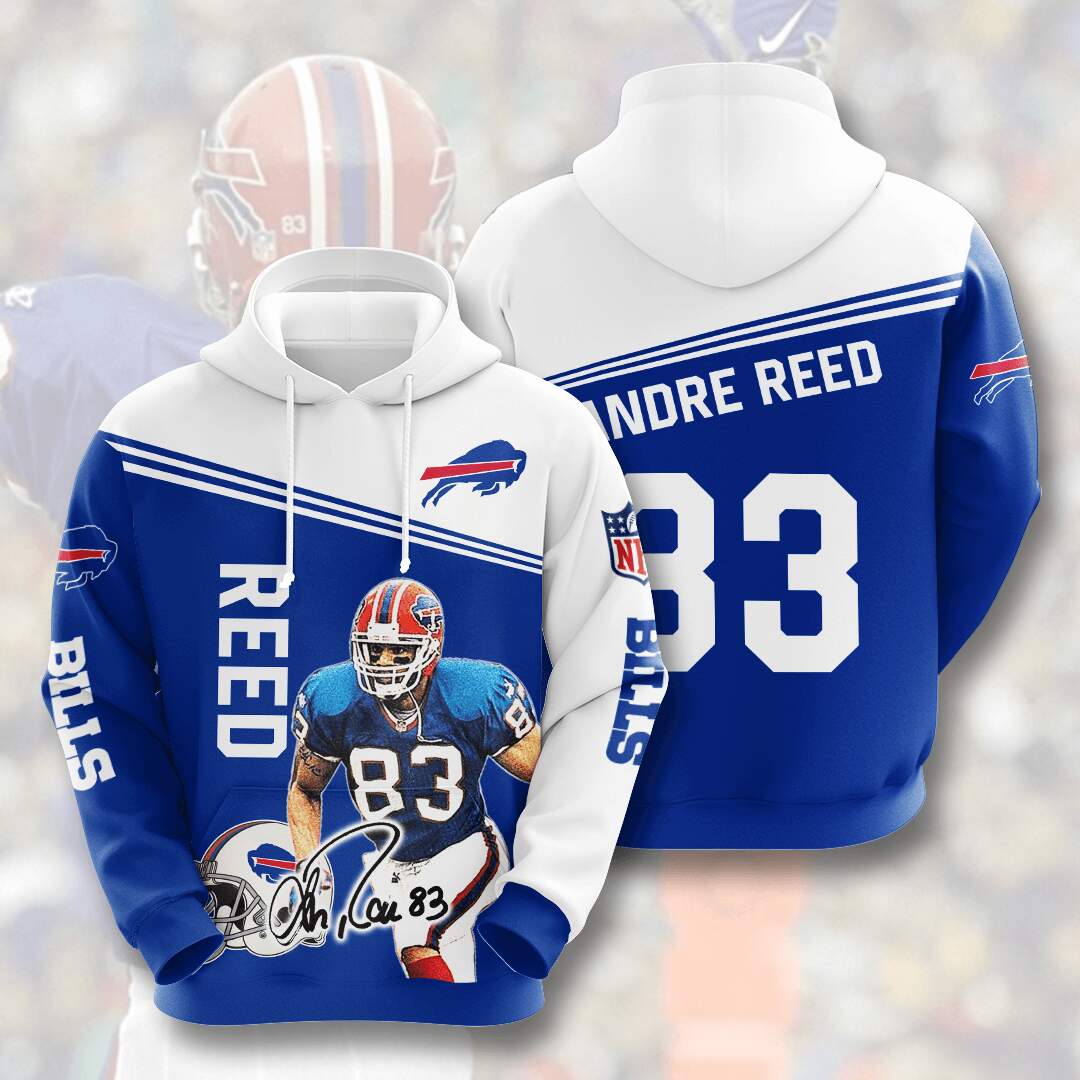 Buffalo Bills Custom Hoodie 3D 10 Buffalo Bills Custom Hoodie 3D