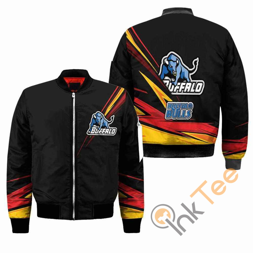Buffalo Bulls NCAA Black Apparel Best Christmas Gift For Fans Bomber Jacket 8 Buffalo Bulls NCAA Black Apparel Best Christmas Gift For Fans Bomber Jacket