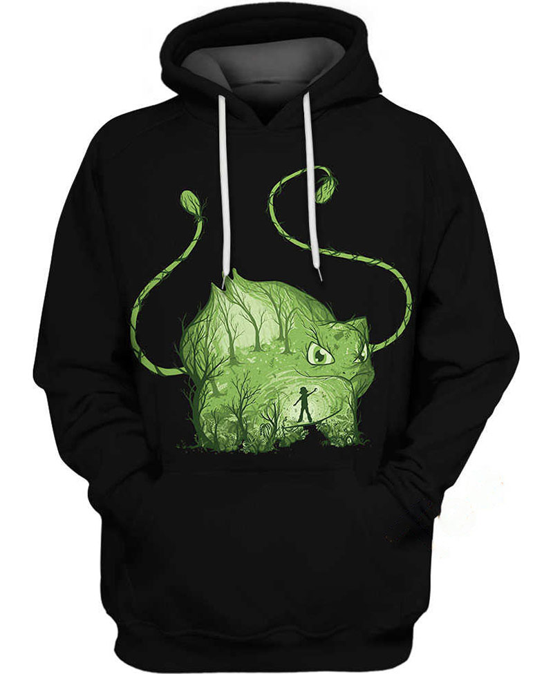 Bulbasaur And Satoshi Hoodie 3D 6 Bulbasaur And Satoshi Hoodie 3D