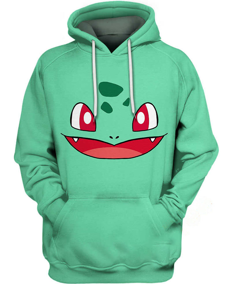Bulbasaur Face Cutfiles Hoodie 3D