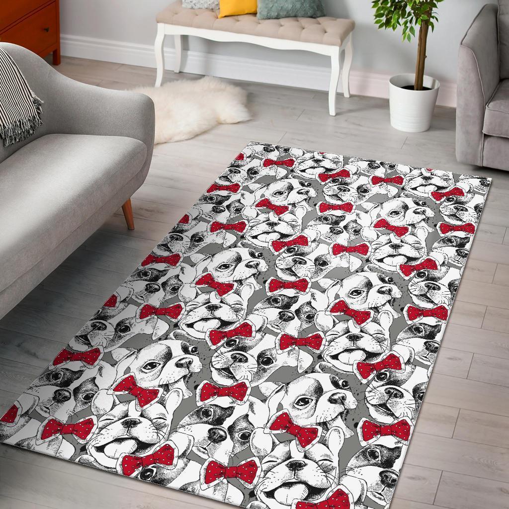 Bulldog Tuxedo Pattern Print Area Limited Edition Rug 4 Bulldog Tuxedo Pattern Print Area Limited Edition Rug