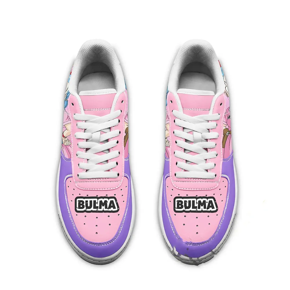 Bulma Dragon Ball Z Anime Fan Gift Amazon Nike Air Force Shoes