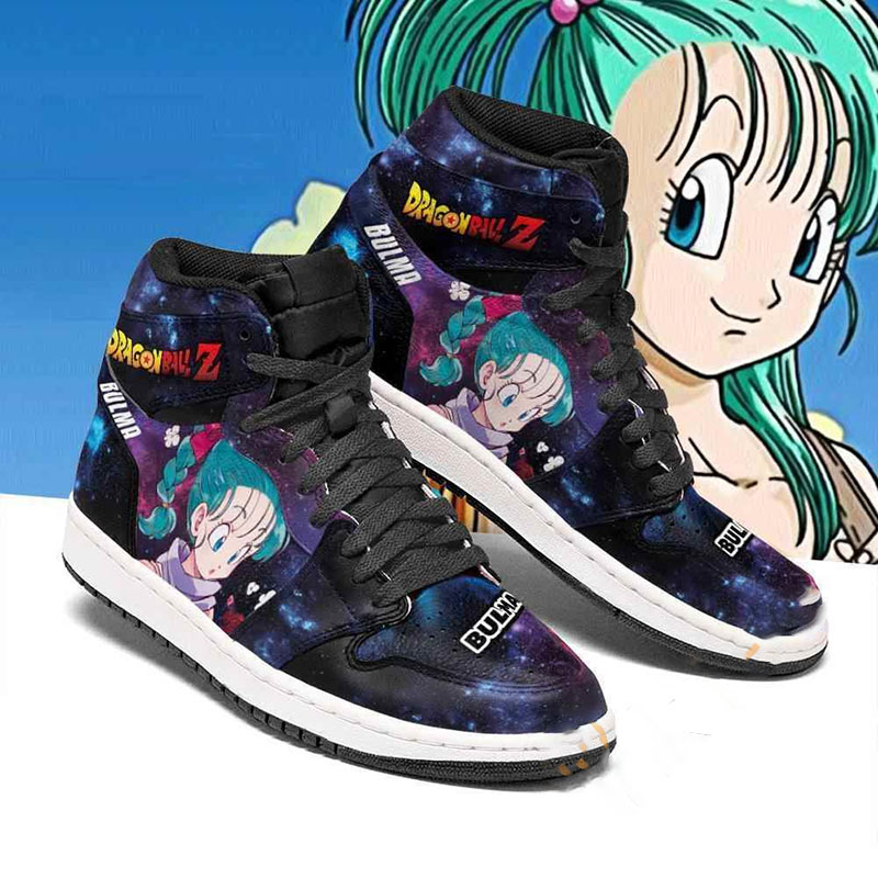 Bulma Galaxy Dragon Ball Z Sneakers Anime Air Jordan Shoes