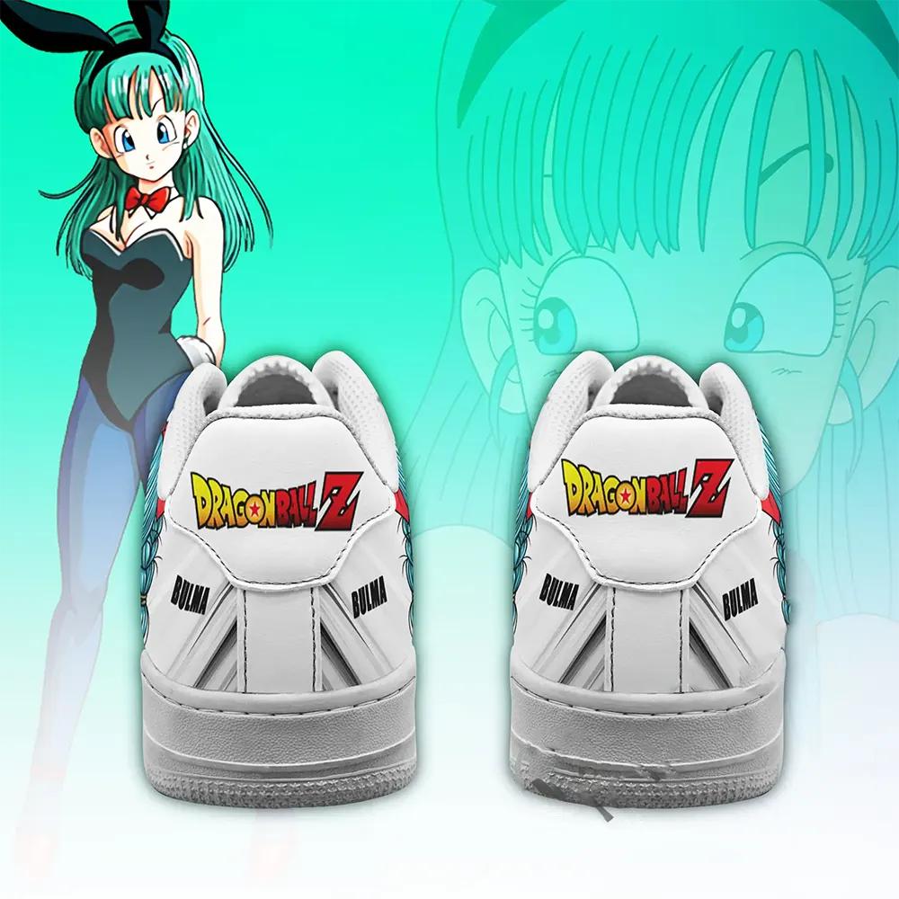Bulma Custom Dragon Ball Z Anime Nike Air Force Shoes